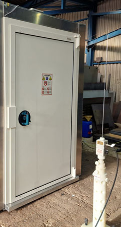 Faraday cage shielding validation