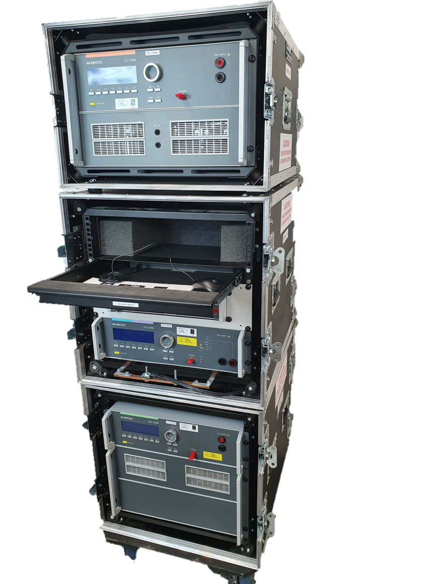 EMC test system setup