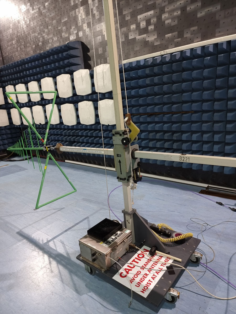 EMC test setup guide diagrams